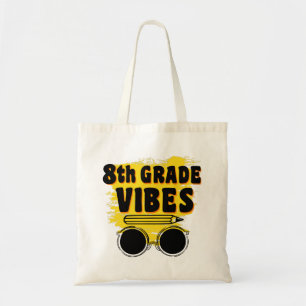 Back To School 8th Grad Vibes Shirt First Day Kid Tragetasche