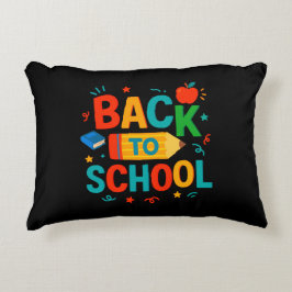 Back to School" Decorative Dekokissen