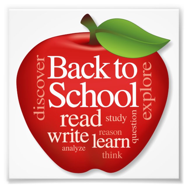 Back to School Fotodruck (Vorne)