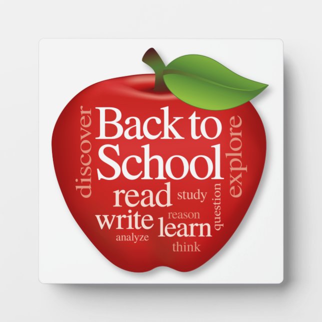 Back to School Fotoplatte (Vorderseite)