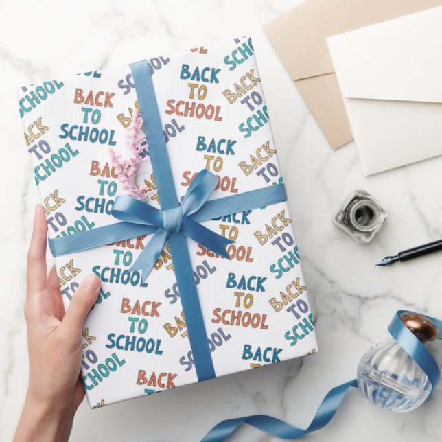 Back to School Geschenkpapier (Schenken)