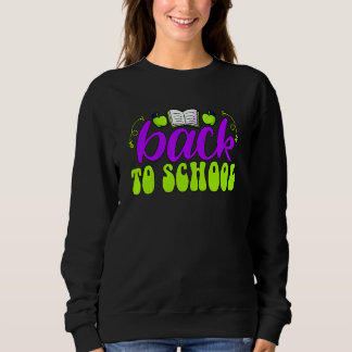 Back to School Green Apples Sweatshirt