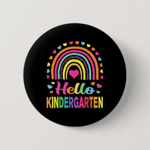 Back to School Hello Kindergarten Squad Teachers W Button