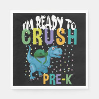 Back To School I'm Ready To Crush Pre-K Dinosaur