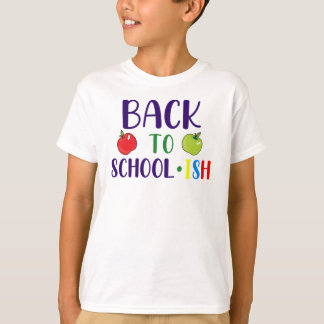 Back to School...ish – Funny Lazy Student Vibes T-Shirt