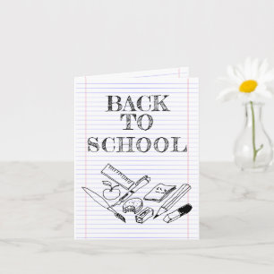 Back to School Karte