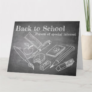 Back to School Karte