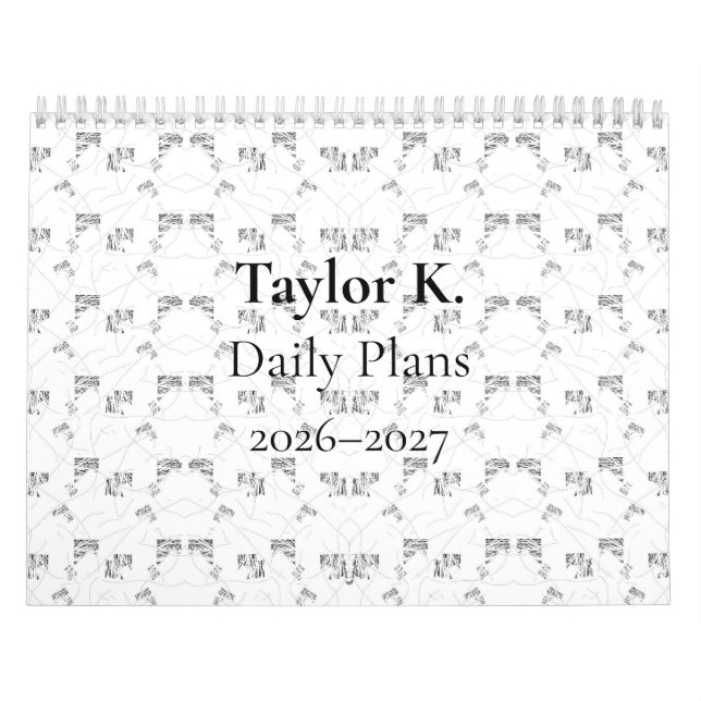 Back-to-School Minimal Line Pattern | Summer Kalender (Titelbild)