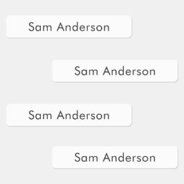 Back to School Name Labels for Kids Etiketten