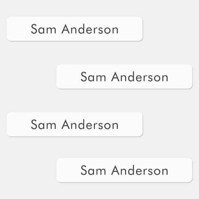 Back to School Name Labels for Kids Etiketten (Gruppe)