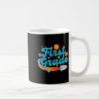 Back to school outer space teacher first grade kaffeetasse