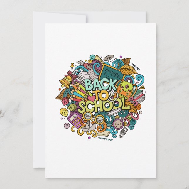 back-to-school party invitation (Dos)