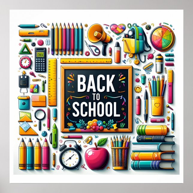 Back to School Poster (Vorne)