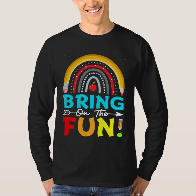 Back to School Teachers Kids Student First Day of  T-Shirt (Vorderseite)