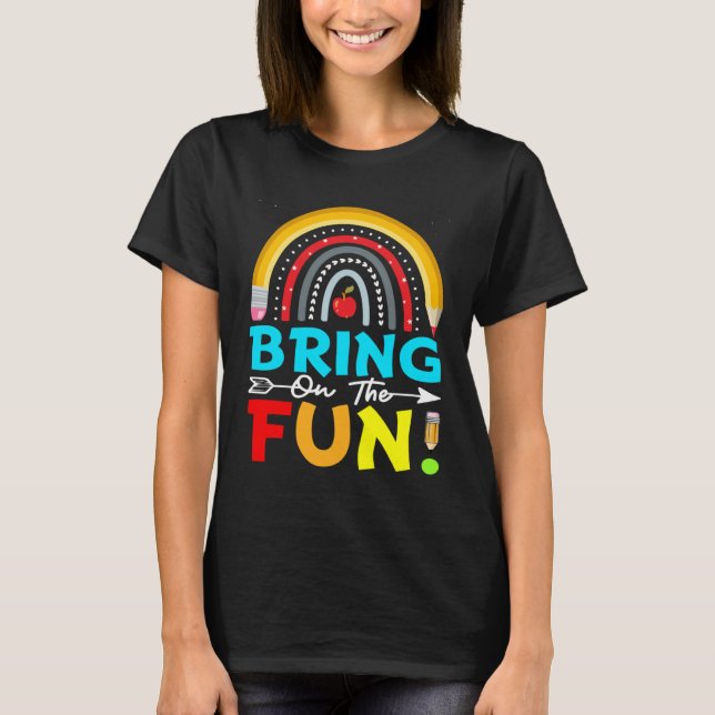 Back to School Teachers Kids Student First Day of  T-Shirt (Vorderseite)