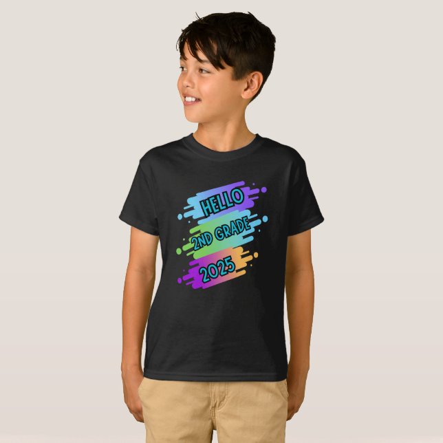 BACK TO SCHOOL TEE, 2ND GRADE, FIRST DAY OF SCHOOL T-Shirt (Vorne ganz)