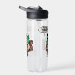 Back to School Tired Frog Humor Aesthetic Trinkflasche<br><div class="desc">This humorous back to school frog design captures the spirit of students everywhere — a tired cartoon frog stands with a heavy backpack and a deadpan face saying “I studied... absolutely nothing, ” combining animal humor, school sarcasm, and expressive cartoon illustration into one perfect design for lockers, folders, shirts, or...</div>