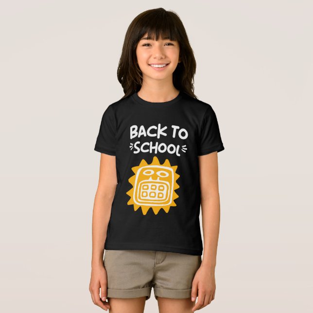 Back to School Tri-Blend Shirt (Vorderseite Voll)