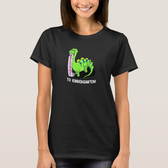 Back To School Welcome To Kindergarten T-Shirt (Vorderseite)