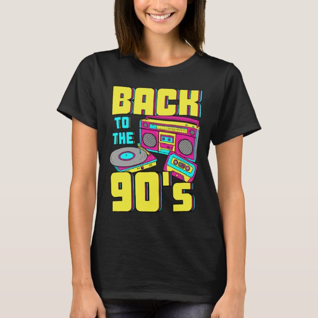 Back To The 90s costume theme party 90s outfit ret T-Shirt (Vorderseite)