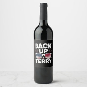 Back Up Terry Lustig 4. Juli Patriotische Feuerwer Weinetikett
