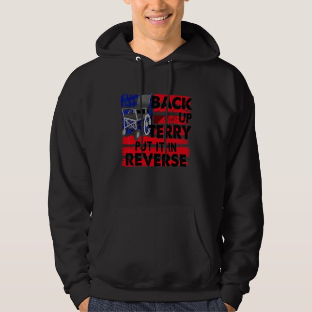 Back up Terry setzen es in Umkehrung 4. Juli ameri Hoodie (Vorderseite)
