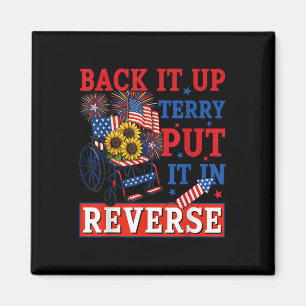 Back Up Terry setzen Sie es in umgekehrte Feuerwer Magnet