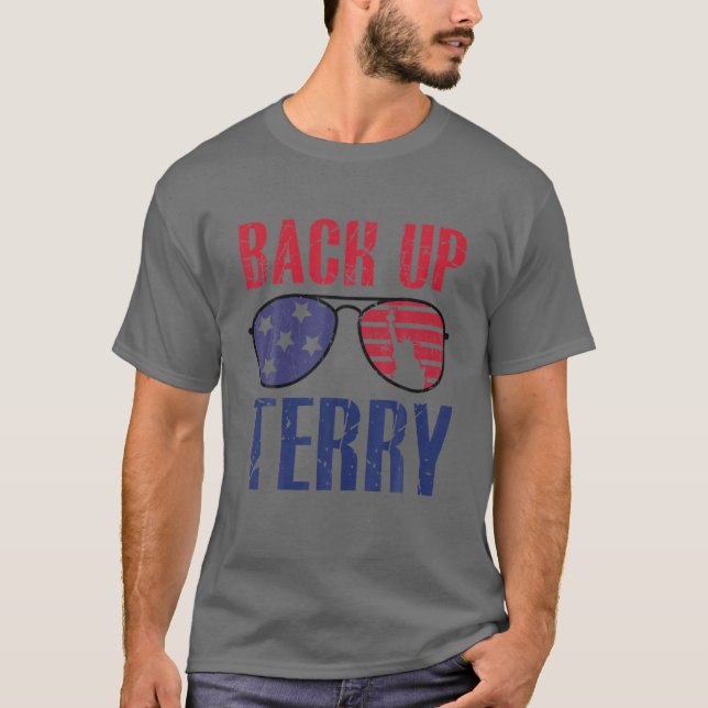 Back Up Terry setzen Sie es in umgekehrte Feuerwer T-Shirt (Vorderseite)