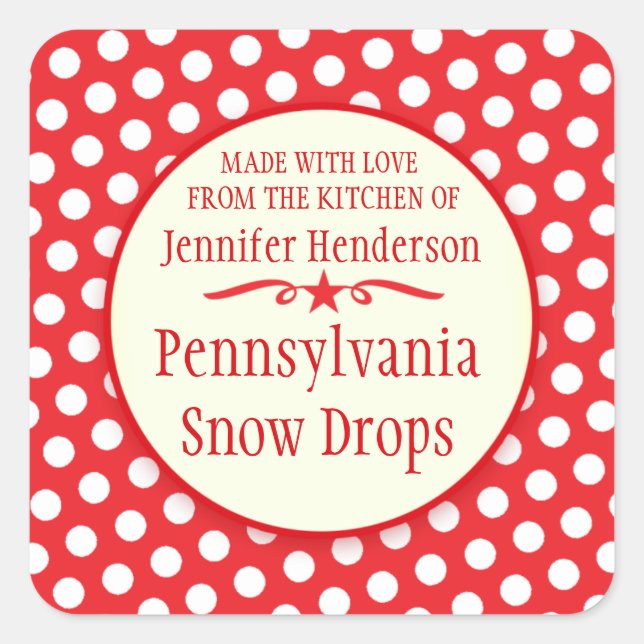 Backaufkleber für den Austausch oder Verkauf von C Quadratischer Aufkleber (Vorderseite)