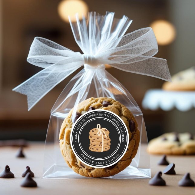 Backaufkleber für kleine Unternehmen Runder Aufkleber (Von Creator hochgeladen)