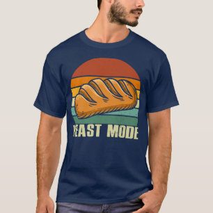 Backbäckerei mit Vintagem Retro-Hefe T-Shirt