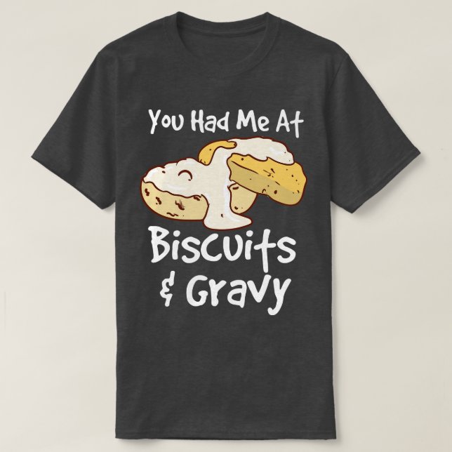 BackBiscuit und Gravy T-Shirt (Design vorne)