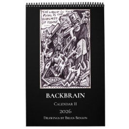 Backbrain Calendar II 2026 (Single Page, Medium) Kalender