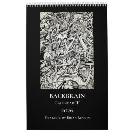 Backbrain Calendar III 2026 (Single Page) Kalender
