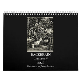 Backbrain Calendar V, 2026, Double Page, Medium Kalender