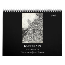 Backbrain Calendar VI, 2026, Double Page