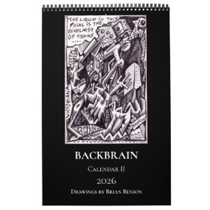 Backbrain Kalender II 2026 (Einzelne Seite, Mittel