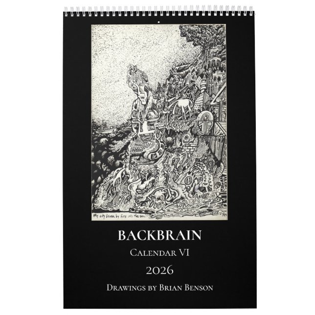 Backbrain-Kalender VI, 2026, Einzelblatt Kalender (Titelbild)