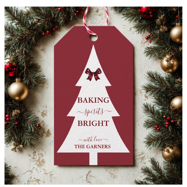 Backbrillanz | Weihnachtsbaum Red Geschenkanhänger (Von Creator hochgeladen)