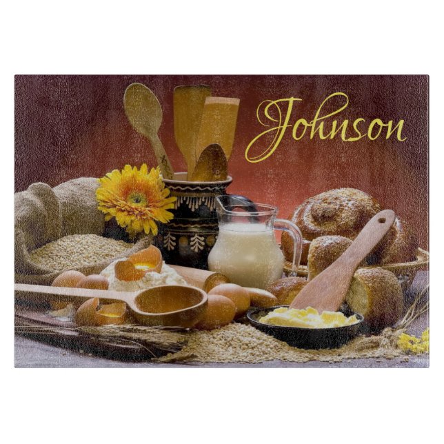 Backbrot Schneidebrett (Vorderseite)