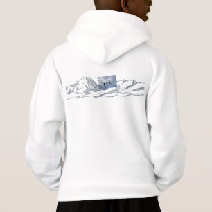 Backcountry Ski, Skier, Ski Touren T - Shirt Hoodi