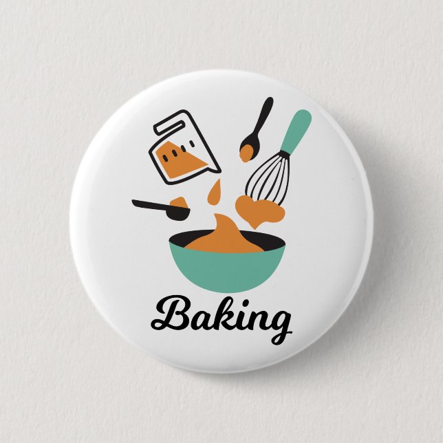 Backdesign für Bäcker Button (Vorderseite)