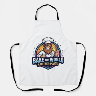 Backe der Welt einen besseren Ort Schürze