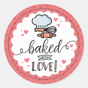 Backed with Liebe Small Business Sticker