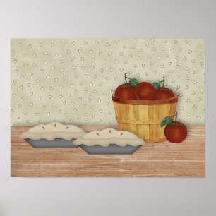 Backen Apple Pie Print Poster