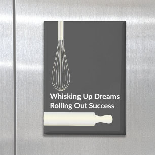 Backen inspirierender Bäckerei Konditorei Koch Magnet