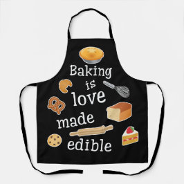 Backen ist Liebe essbar gemacht: Baker-Schürze Schürze