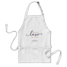 Backen ist Liebe essbar Tan Navy Script Klasse gem