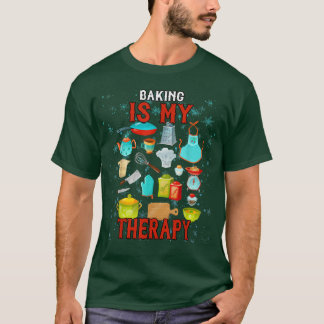 Backen ist mein therapeutischer Spaß Grafik T-Shirt