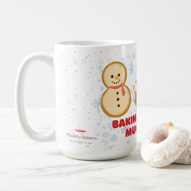 Backen ist SCHNEE viel Spaß Kaffeetasse (Mit Donut)